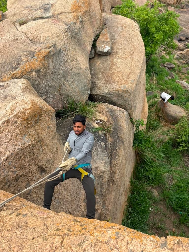Rappelling